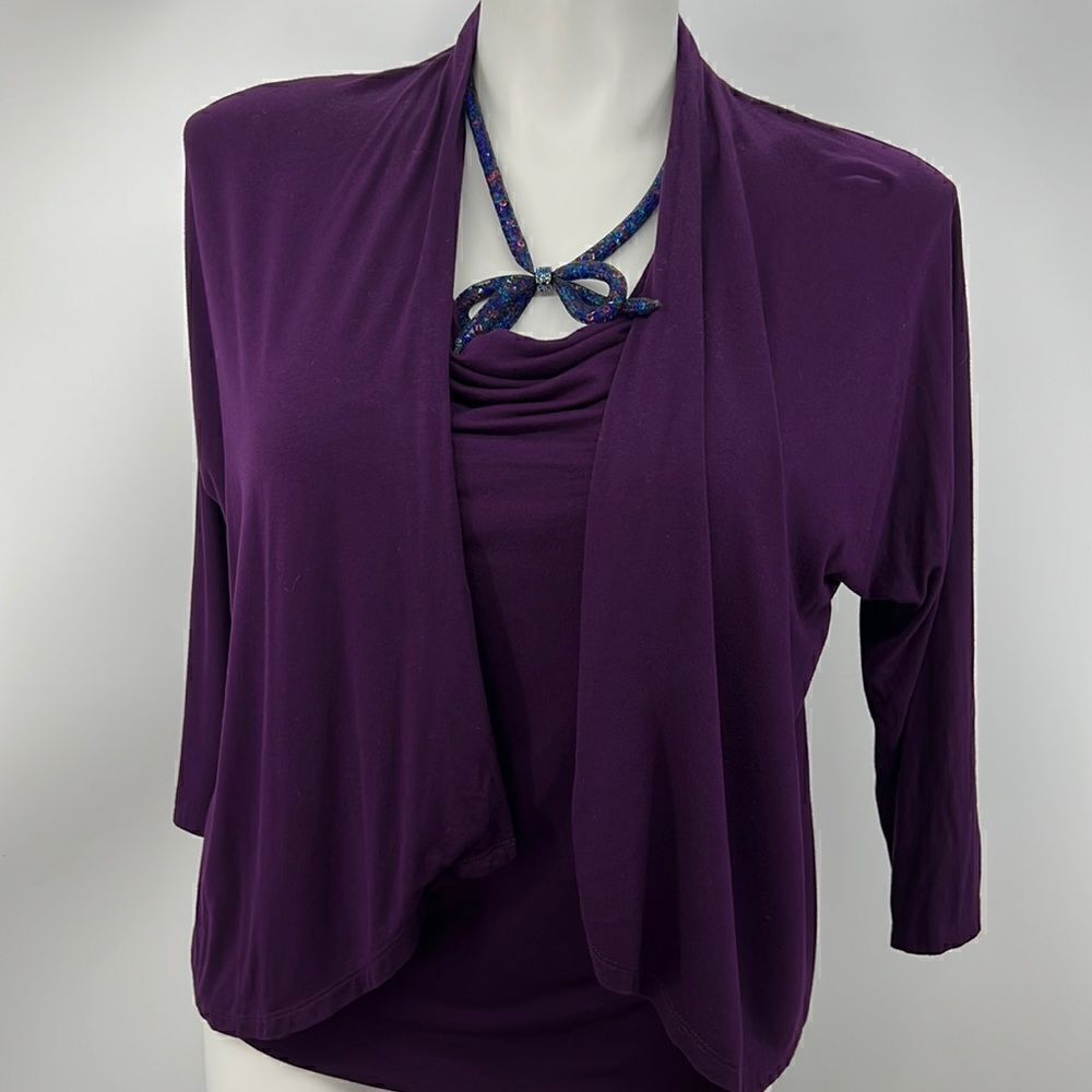 Evan Picone one piece blouse large